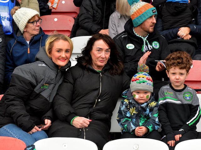 Fans at Celtic Park for the on Sunday afternoon. Photo: George Sweeney