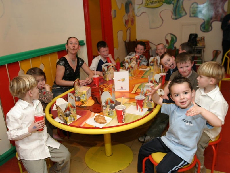 Jamie Devine party pics from 20 years ago.