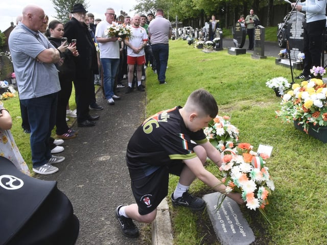 The Patsy O'Hara Commemoration in the City Cemetery on Saturday Afternoon : Patsy O'Hara Commemoration.