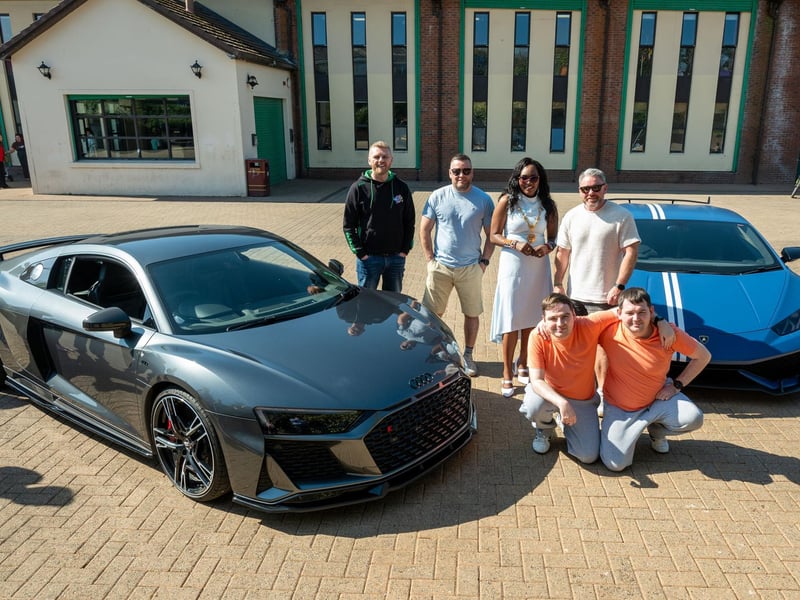 From the Mayoral Charity Bud Club ahead if Super Car Saturday in Guildhall Square on the Saturday May 24, from 12 pm to 5 pm. Picture Martin McKeown.