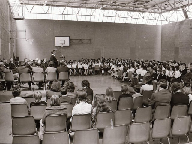 The opening of new Community School at Carndonagh.