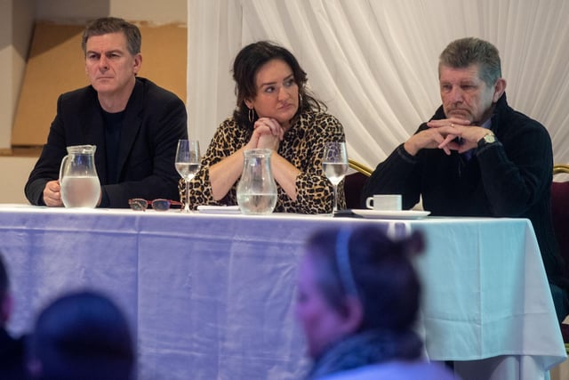 Councillors at Derry City and Strabane District Council’s Good Relations Team Let’s Talk event. Picture Martin McKeown.