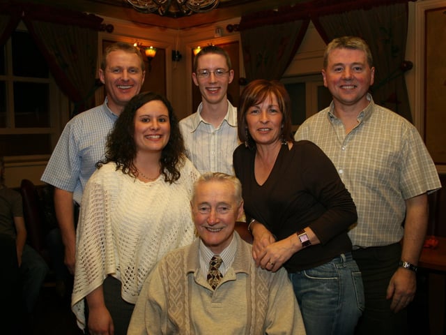 Parties and celebrations April 2005: Freddie Doherty.