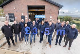 The NI Water team including main contractor Murphy Dawson WAM & McAdam Design.