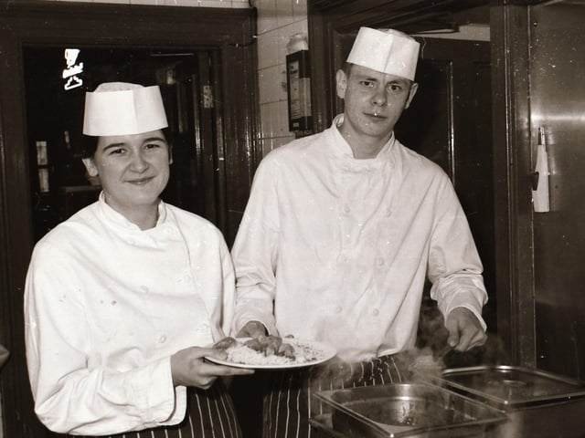 Staff and customers at Brunswick Bowling Alley and Martha's Vineyard back in 1996.