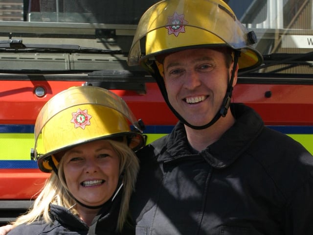Big smiles out in the Derry sun.