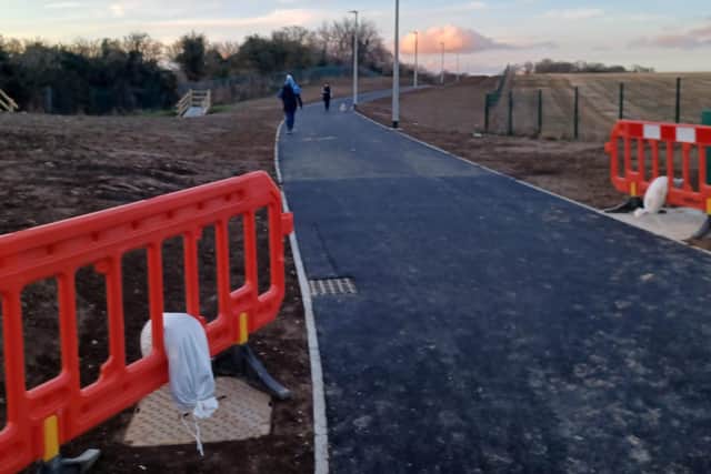 The newest section of greenway runs from the Foyle Bridge to Strathfoyle.