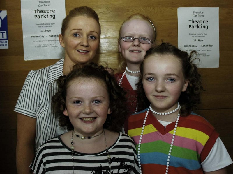Fiona, Abbey, Lauren and Sarah out to enjoy the Girls Aloud concert. : .