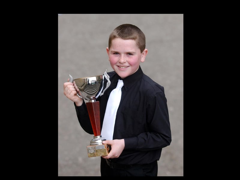 Gerard McNamee, from Westway, Creggan, McConomy School, winner of the Traditional Set Dance U-12 years. (2504C21)