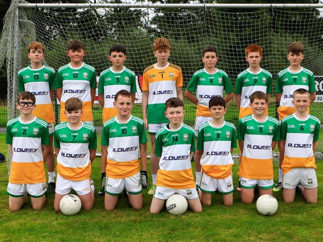 Buncrana GAA team at the Martin McGuinness Chieftain’s Gaelic Games held at Doire Colmcille’s Pairc Colmcille. (Photo - Tom Heaney, nwpresspics)
