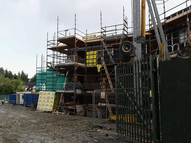 New housing development on the Branch Road. Photo: George Sweeney