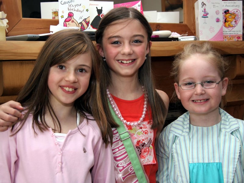 Kelsey enjoys her party with friends Jordan and Jessica 0503JML : Parties and celebrations June 2006: Kelsea Doherty.