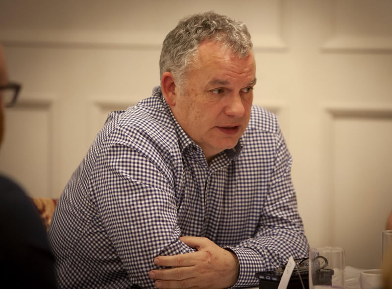 Paul Kirkpatrick, chair, GEMX speaking at the GEMX cross-border event at An Grianan Hotel on Tuesday last.
