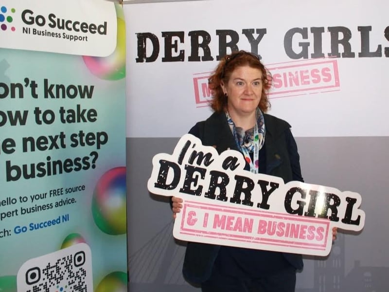 Derry Girls Mean Business.