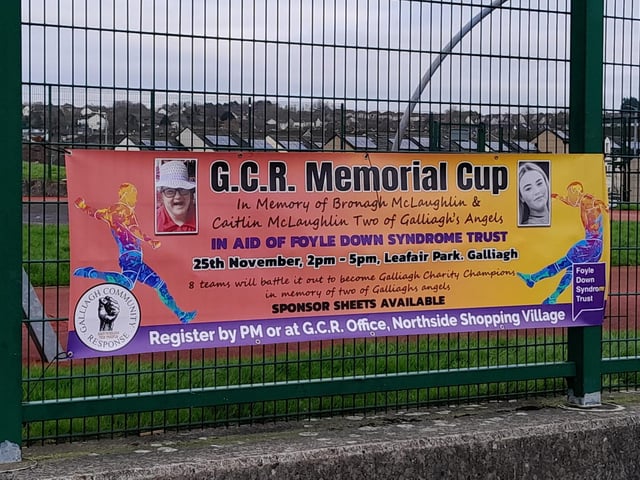 The Galliagh Community Response (GCR) Memorial Cup in memory of Bronagh McLaughlin and Caitlin McLaughlin took place last Saturday.