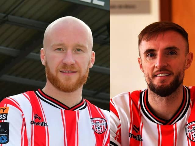 MY COUSIN 'WINNY' . . . Liam Boyce and his second cousin Carl Winchester