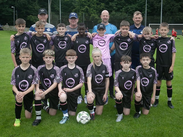 Loughgall Youths pictured at St. Columb's Park on Wednesday.