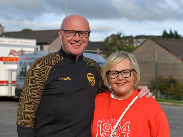 Fans arrive at the Brandywell Stadium for Derry City’s Europa Conference game against KuPs FC on Thursday evening. Photo: George Sweeney. DER2330GS -