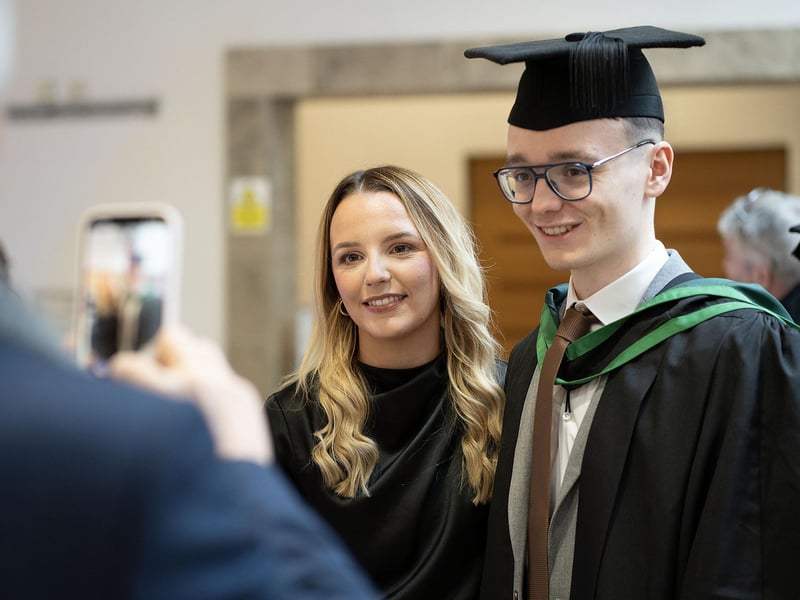 Winter graduations in Derry.