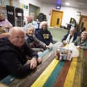 Some of the attendees at Thursday's 'Human Library' event in Creggan pictured with OLT's Sinead Devine.