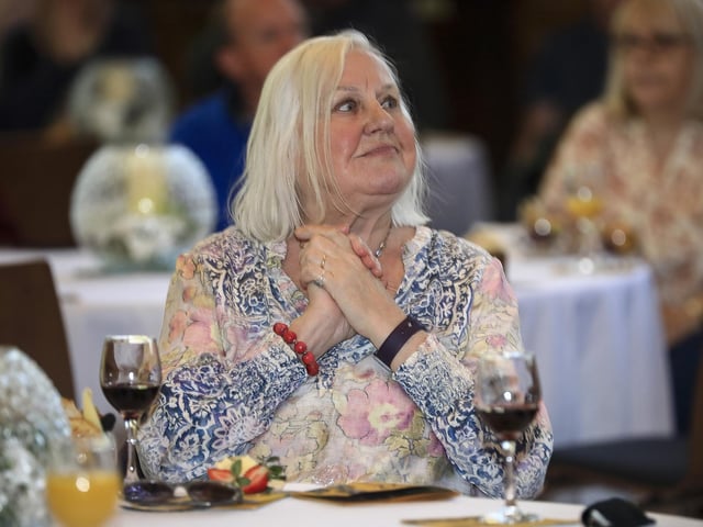 Enjoying the moment at the Classic Jazz “The Live Launch” held in the Guildhall, yesterday. (Photo - Tom Heaney, nwpresspics)