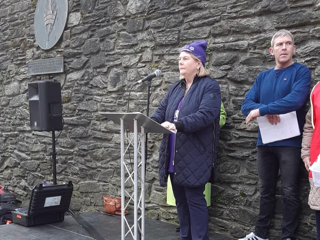 Siobhán McElhinney, Northern Chairperson of INTO