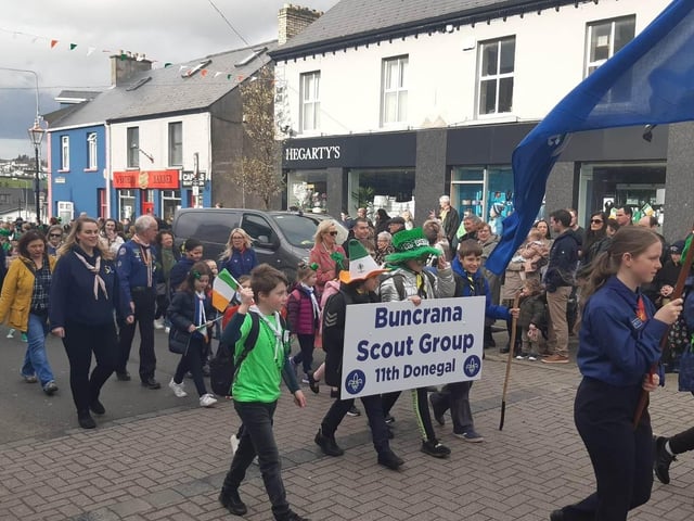 Buncrana St Patrick's Day parade 2023.