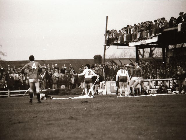 Derry City fans follow their team to Sligo for an away game against Rovers.