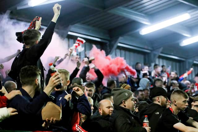Derry City fans were in fine voice at Dalymount Park on Friday night.