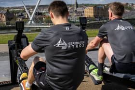 The Ebrington Square Hyrox will take place on August 2nd and 3rd. Photographs by Steve Owens.