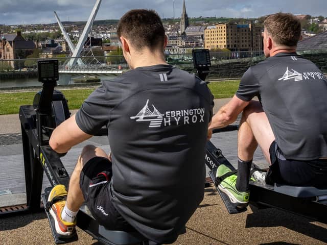 The Ebrington Square Hyrox will take place on August 2nd and 3rd. Photographs by Steve Owens.