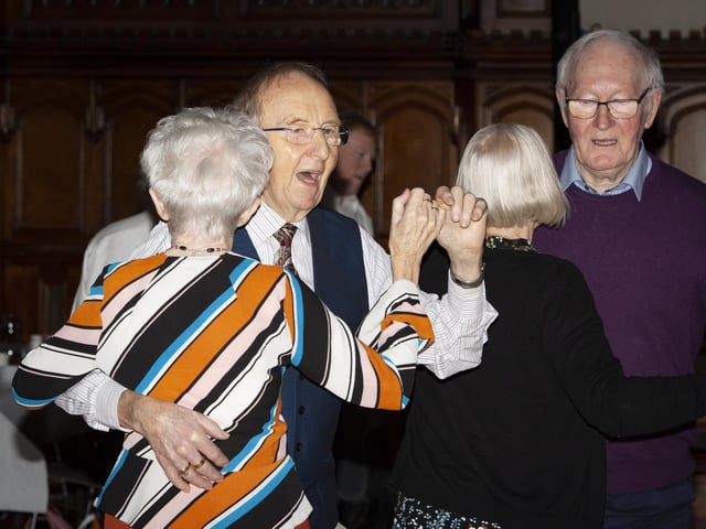 Mayor's Tea Dance in the Guildhall.