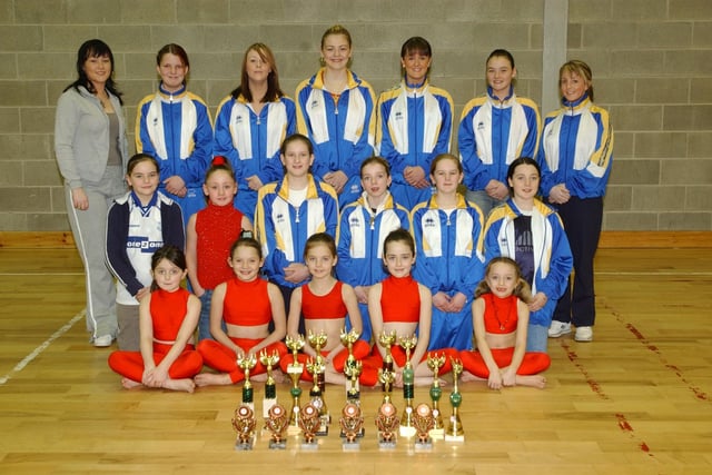 Members of the Long Tower Dance Club who were winners in the NI Dance championships.