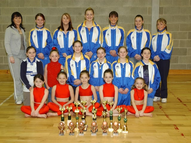 Members of the Long Tower Dance Club who were winners in the NI Dance championships.