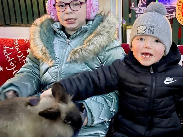 Visitors from the Western Trust's Children’s Disability Service enjoying an amazing Santa experience evening at Destined.