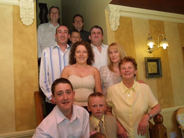 Baby Chloe O'Kane's christening at the Frontier Hotel in Bridgend.