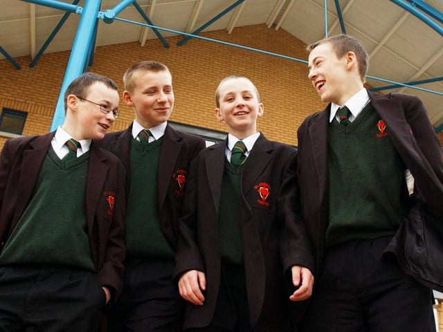 St Joseph's students back in 2003.