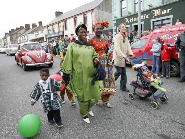 St Patrick's Day Buncrana 2005.
