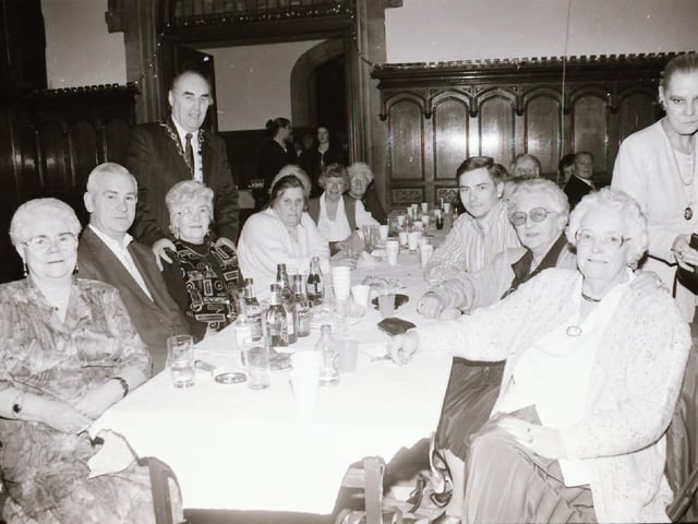 Senior Citizens' parties hosted by the Mayor John Kerr and St Eugene;s parish.