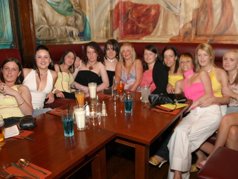 Kelly Mcguigan out partying with friends 20 years ago.