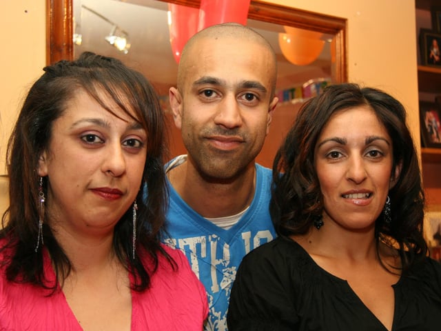 Dawaro Kular celebrating his birthday with friends and family.