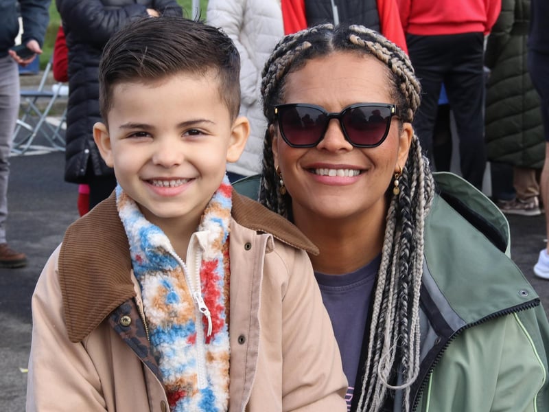Laura Keogh and her son Myles pictured at The 10th Anniversary 5K walk in memory of the Buncrana Pier Tragedy Victims. (Photo - Deirdre Heaney, nwpresspics) : Buncrana Pier Tragedy 10th Anniversary Remembrance Walk. Photos: Deirdre Heaney, nwpresspics.