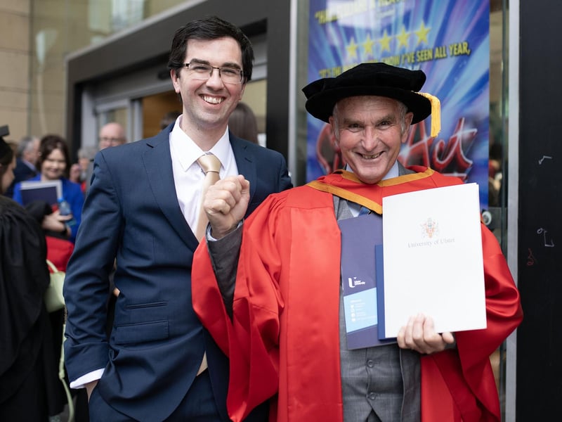 Winter graduations in Derry.