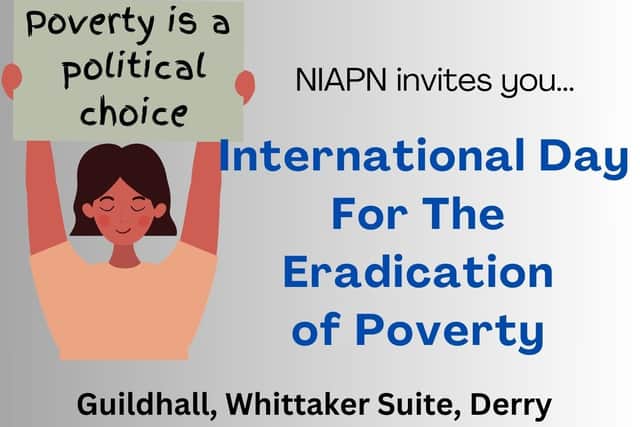 The ‘Poverty is a Political Choice’ event marks the International Day for the Eradication of Poverty.