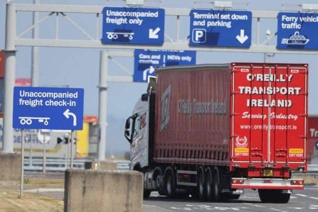 New barriers to trade between Ireland and Great Britain will take effect from January 31.