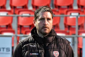 Ruaidhrí Higgins, Derry City manager. Photograph: George Sweeney
