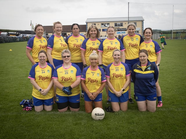 The Beart GAC Ladies pictured before Saturday's Ulster Ladies Blitz.