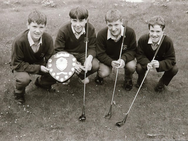 Carndonagh Community School golf and athletics.