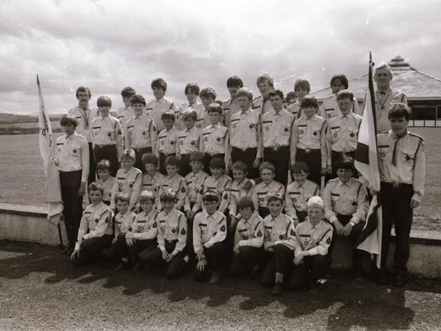 Strathfoyle Scouts and Cubs Investiture.