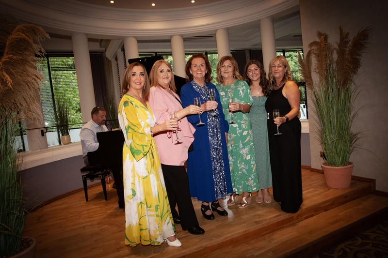 Úna pictured with Isabel McDowell, Ann Marie Hickey, Brenda Ó Somacháin, Kate Ó Somacháin and Caroline Millar.